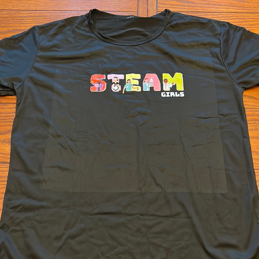 STEAM (Science, Tech, Engineering…) Girls ladies M tshirt